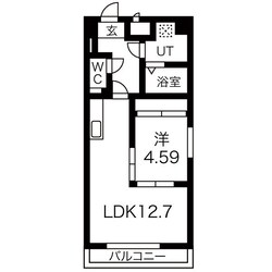 GRANDUKE東別院の物件間取画像